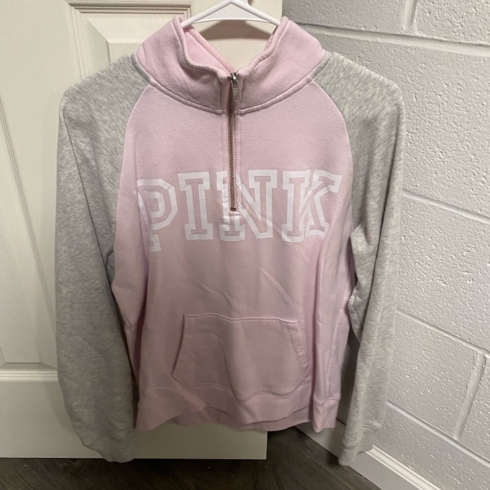 Pink cowl neck sweatshirt